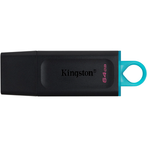 Kingston Kingston  64GB USB 3.2 Gen1 Memory Pen, DataTraveler Exodia, Cap, Key Ring - Black Friday Special Offer