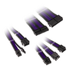 Kolink Core Adept Braided Cable Extension Kit - Jet Black/Titan Purple - Black Friday Deal Image