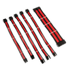 Kolink Core Adept Braided Cable Extension Kit - Jet Black/Racing Red - Black Friday Deal Image