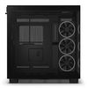 NZXT H9 Flow Black Mid Tower Tempered Glass PC Gaming Case - Black - Black Firday Special Offer Image