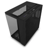 NZXT H9 Flow Black Mid Tower Tempered Glass PC Gaming Case - Black - Black Firday Special Offer Image