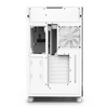 NZXT H9 Flow White Mid Tower  PC Gaming Case - White - EX DISPLAY, Tiny Mark on Glass, (See Images) Image