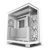 NZXT  NZXT H9 Elite White Mid Tower Tempered Glass PC Gaming Case - White - Black Friday Special Offer Image