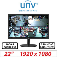 UNIVIEW UNIVIEW MW3222-V 22 INCH UNIVIEW LED FHD 24/7 OPERATION CCTV MONITOR