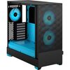 Fractal Designs Pop Air RGB Cyan Core Mid Tower Tempered Glass PC Case Image