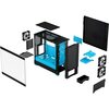 Fractal Designs Pop Air RGB Cyan Core Mid Tower Tempered Glass PC Case Image