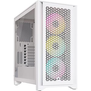 Corsair Corsair iCUE 4000D RGB WHITE AIRFLOW Mid Tower Gaming Case - Special Offer