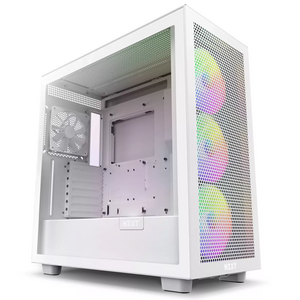 NZXT NZXT H7 FLOW RGB WHITE ATX MID TOWER PC CASE - Special Offer