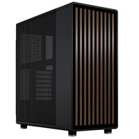 Fractal Designs Fractal Design North Black Case Mesh Panel, ATX, 2 Fans, USB-C, OAK Front - Special Offer