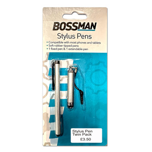 bossman Bossman Stylus Pen Twin Pack For Ipad /  Android Pads