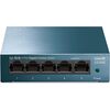 TP-LINK L 5-Port Desktop/Wallmount Gigabit Ethernet Switch, Splitter, Plug & Play, Desktop, Steel Case,Black Image