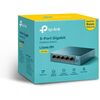 TP-LINK L 5-Port Desktop/Wallmount Gigabit Ethernet Switch, Splitter, Plug & Play, Desktop, Steel Case,Black Image