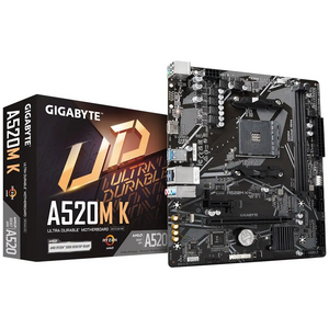 Gigabyte Gigabyte  AMD A520 K V2 (Socket AM4) RYZEN DDR4 Micro ATX Motherboard
