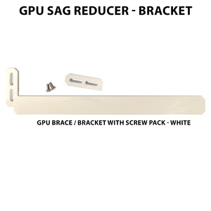 Falcon Value Falcon Value  GPU Brace / bracket with screw pack - White